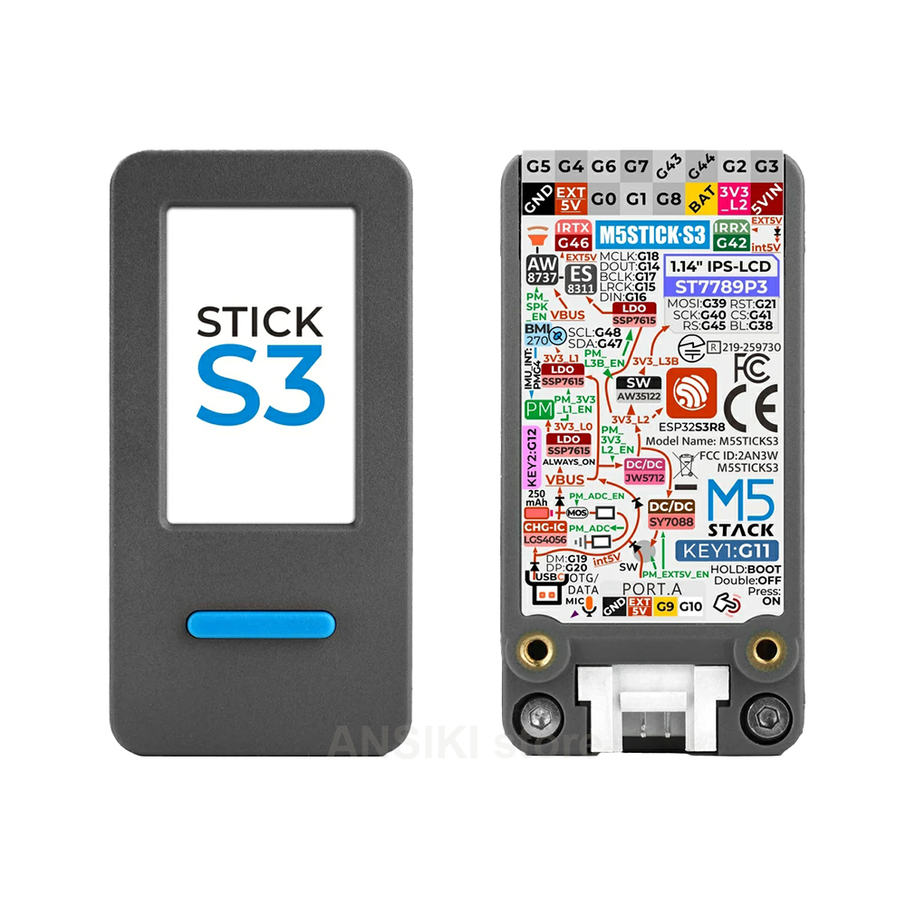 Smart Home Control Panel - M5Stack M5StickS3 ESP32-S3 IoT Development Kit