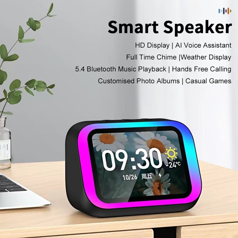 Smart Home Lighting - AI Voice Assistant Bluetooth Speaker With