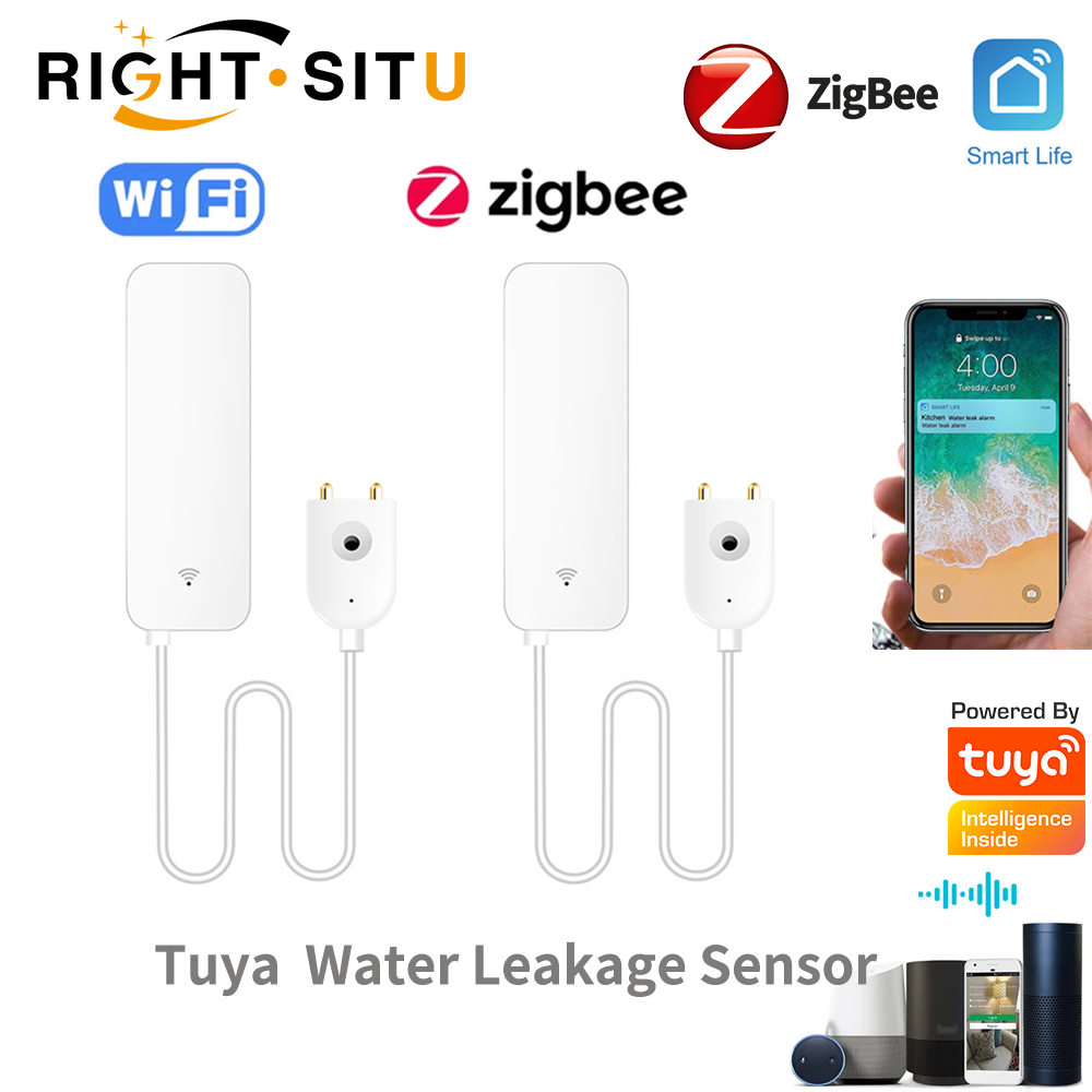 Smart Home Network - Tuya WiFi Water Leak Sensor, Water