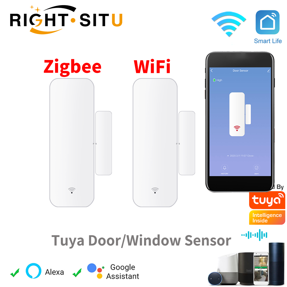 Smart Home Wiz - Tuya WiFi Zigbee Door Window Sensor