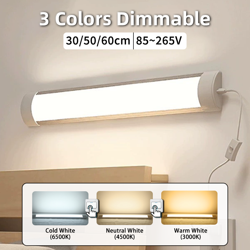 Smart Home Kitchen - 3 Colors Dimmable Led Tube Light