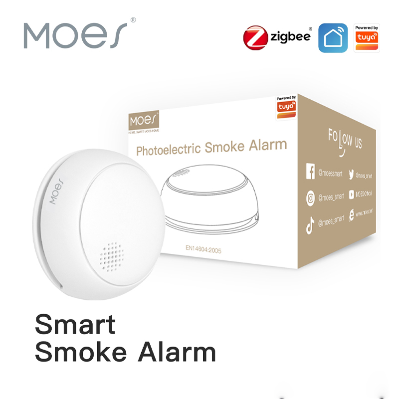 Smart Home Kitchen - MOES ZigBee Smart Wireless Smoke Detector