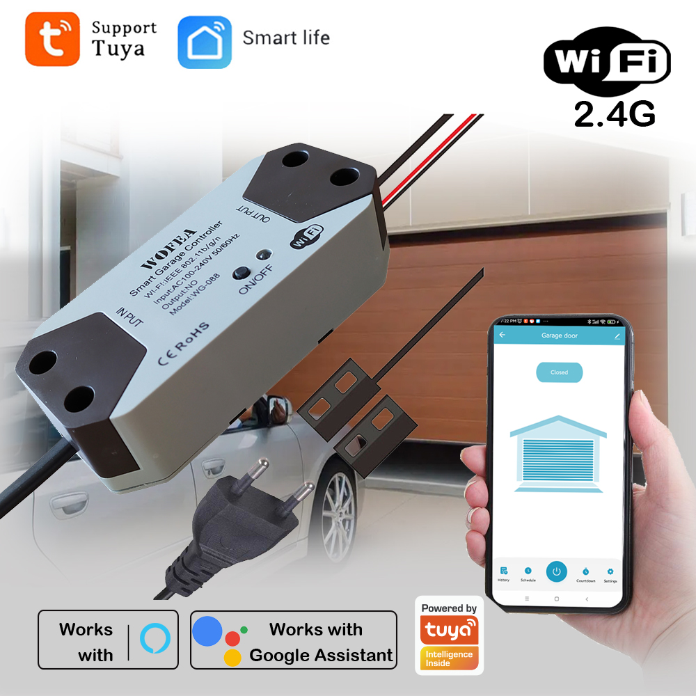 Smart Home Control Panel - Smart Garage Door Opener Controller, EU