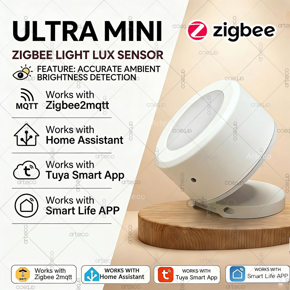 Ultra Mini Zigbee Light Sensor - Smart Home Automation System recension och pris