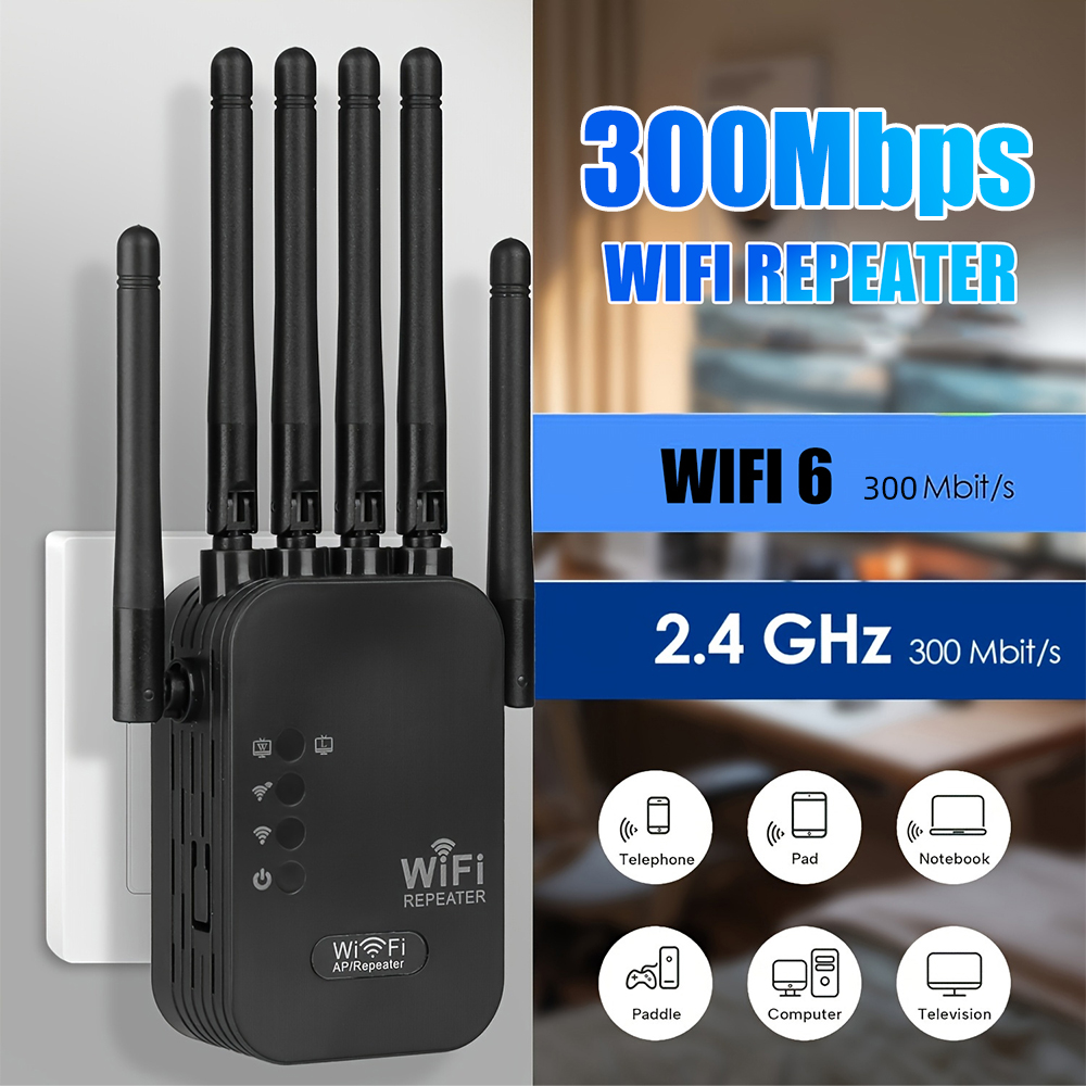 High Gain 300M WiFi Signal Boo - Smart Home Network recension och pris