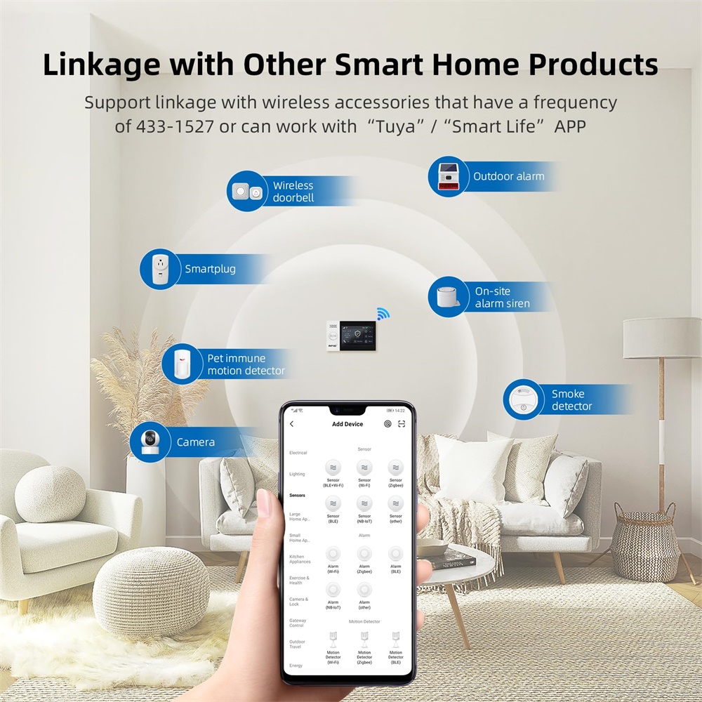 2.4G WIFI Smart GSM Alarm Syst - Smart Home Automation System recension och pris
