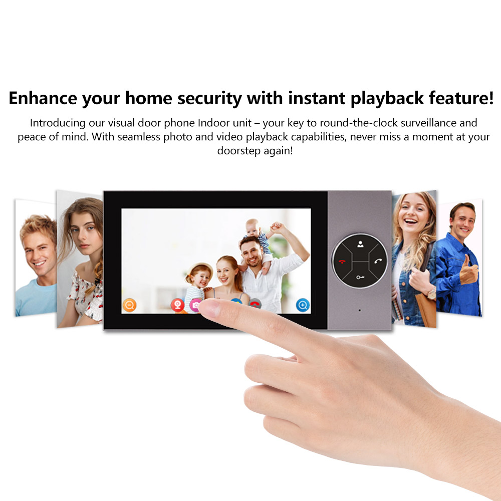 7Inch IPS Screen 2MP 1080P Tuy - Wifi Doorbell Camera recension och pris