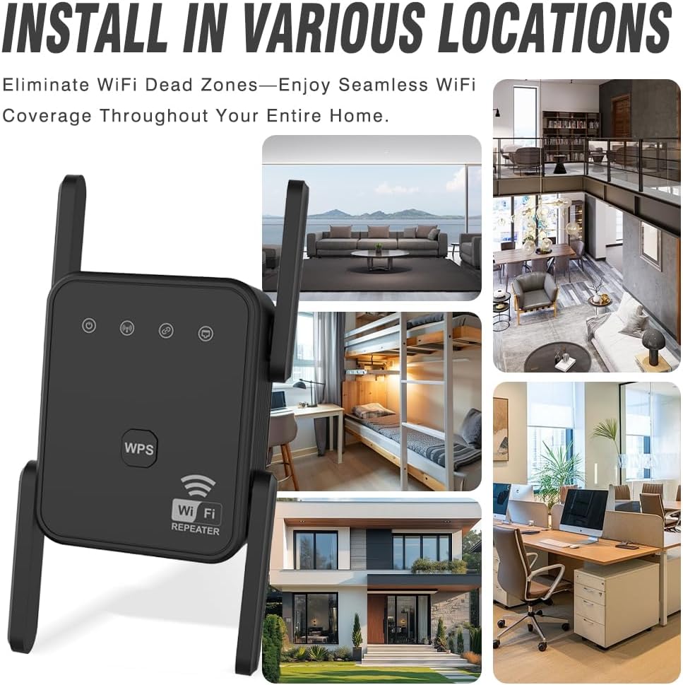 2026 New WiFi Repeater 300Mbps - Smart Home Network recension och pris