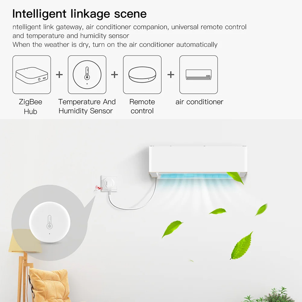 Tuya Smart Zigbee Temperature  - Smart Home Automation System recension och pris