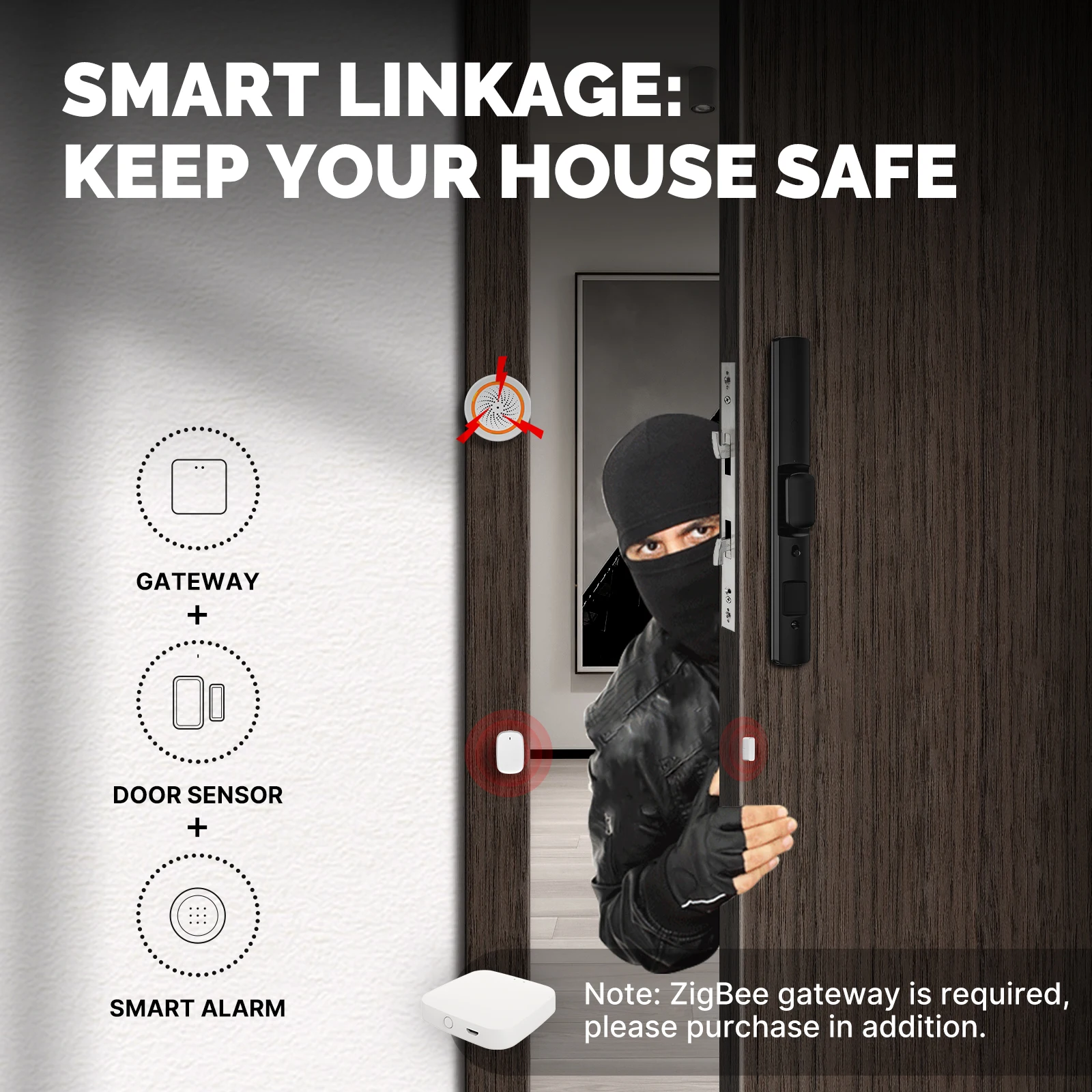 MOES Tuya Smart ZigBee Window/ - Smart Home Automation System recension och pris
