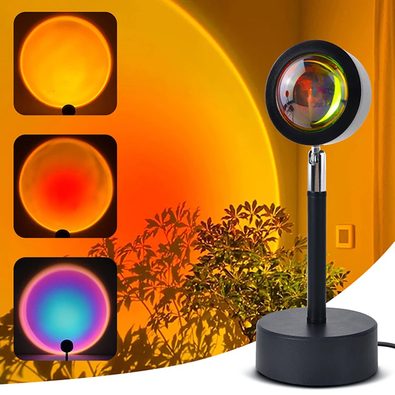 Smart LED Sunset Lamp Colorful - Smart Home Solution recension och pris