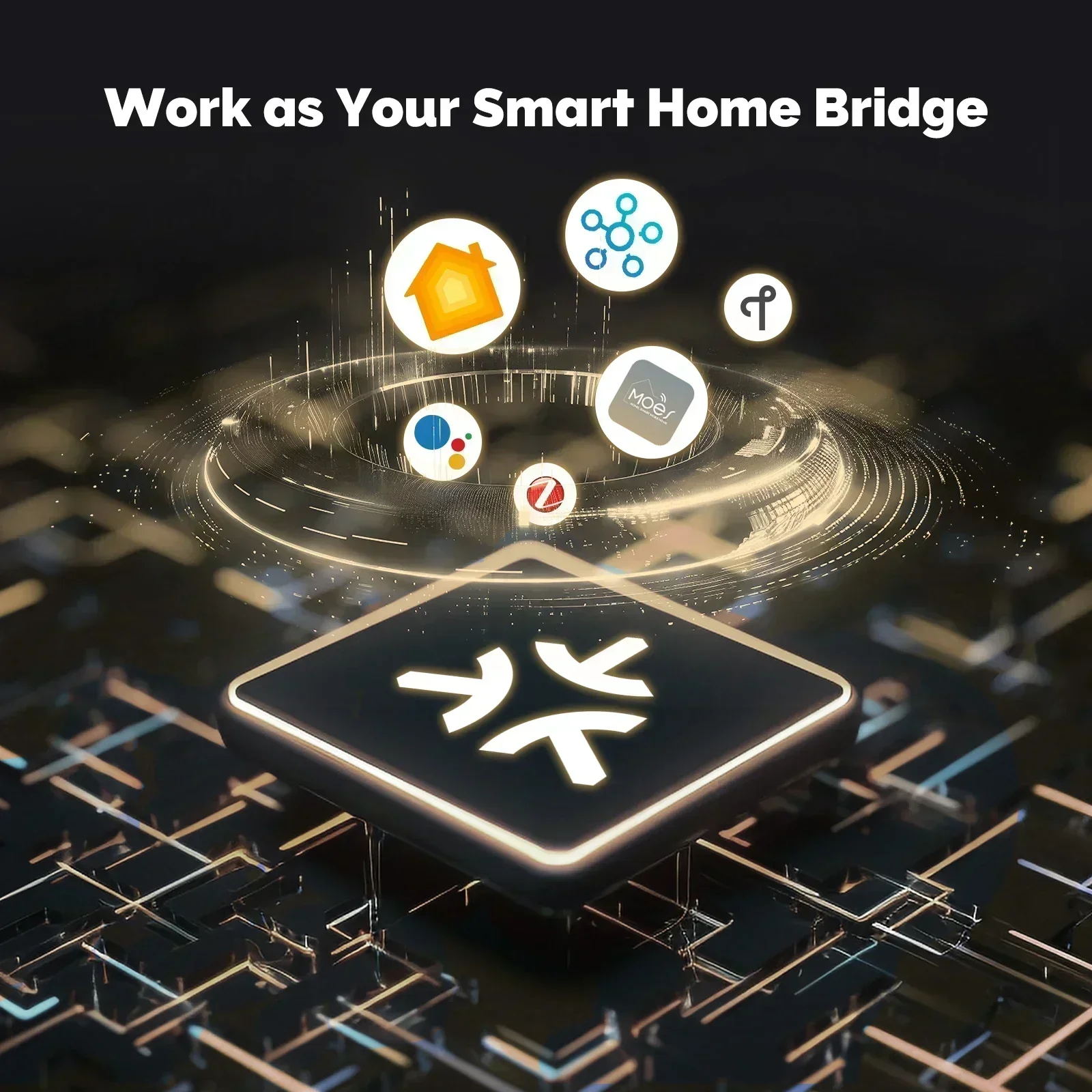 MOES Tuya Zigbee Matter Thread - Smart Home Hub Ikea recension och pris