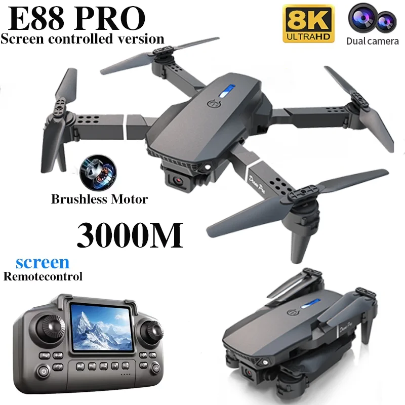 Professional E88 PRO Drone wit - Smart Home Camera recension och pris