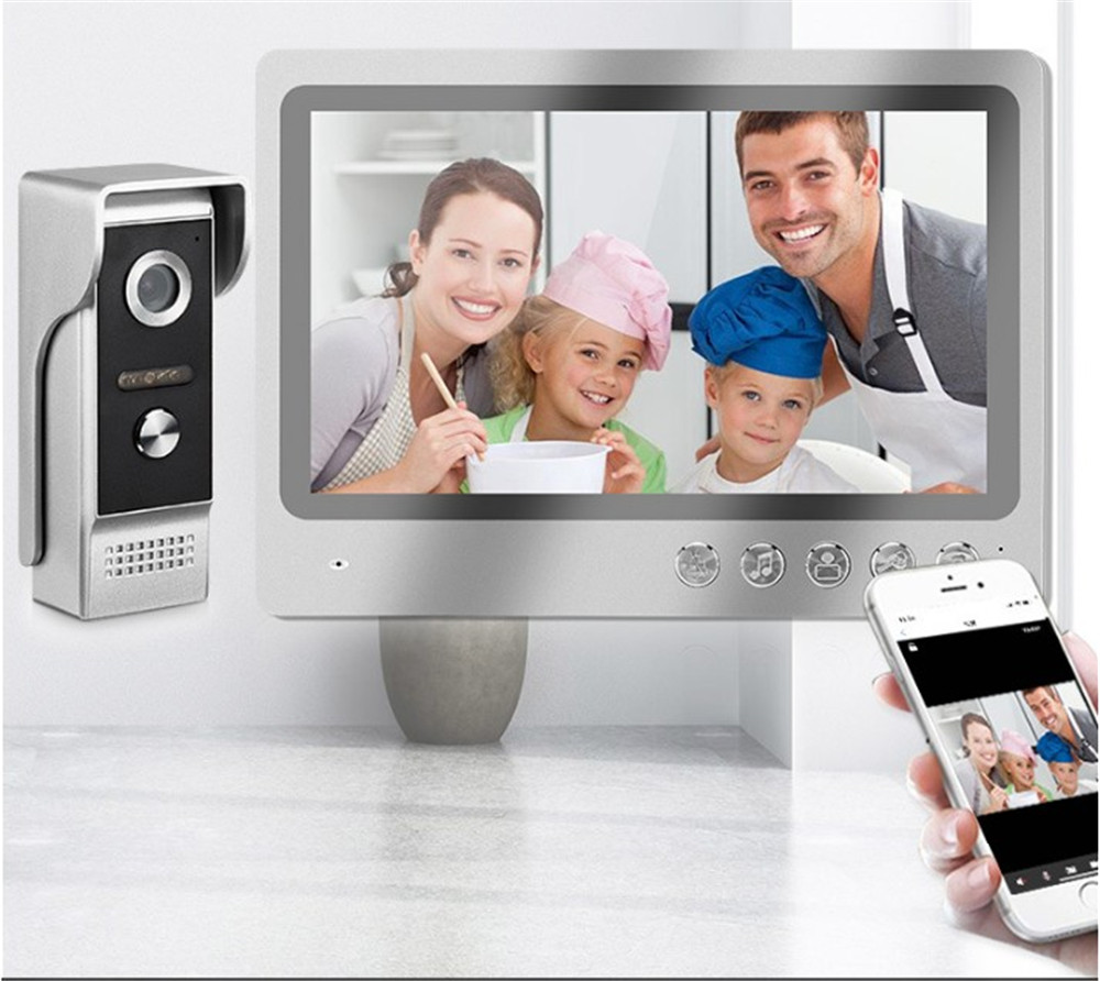9Inch HD Screen Tuya APP Wired - Wifi Doorbell Camera recension och pris