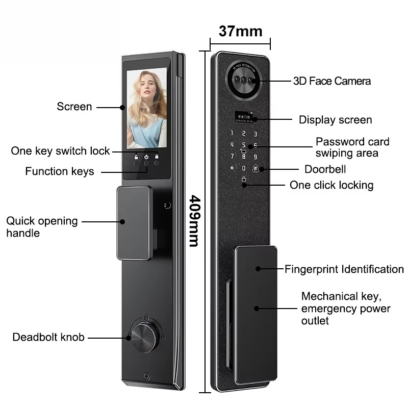 Tuya WiFi Smart Door Lock, Hom - Smart Home Lock recension och pris