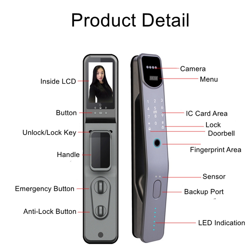 Tuya Wifi Electronic Fingerpri - Wifi Doorbell Camera recension och pris