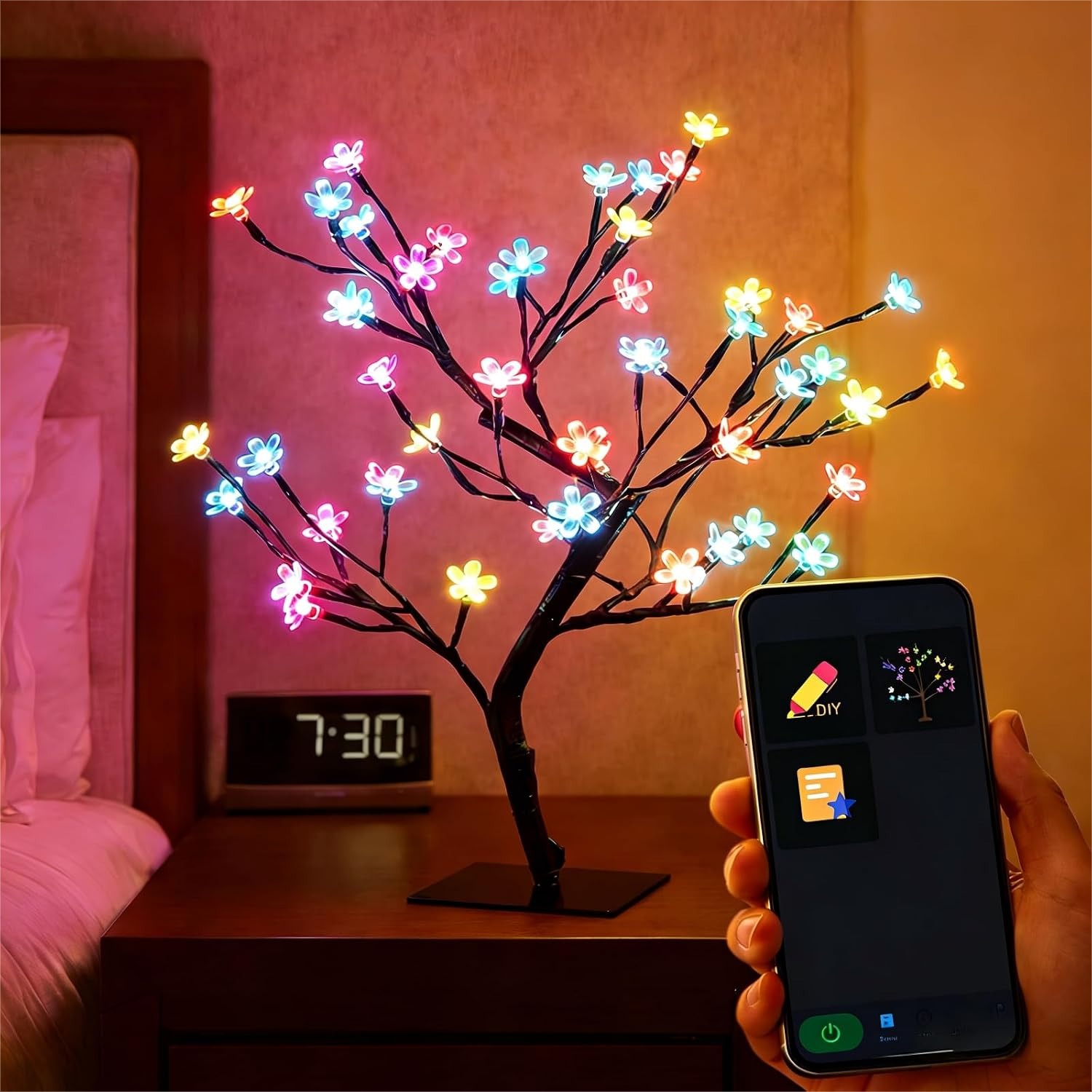 Smart USB Cherry Blossom Tree  - Smart Baby Night Light recension och pris