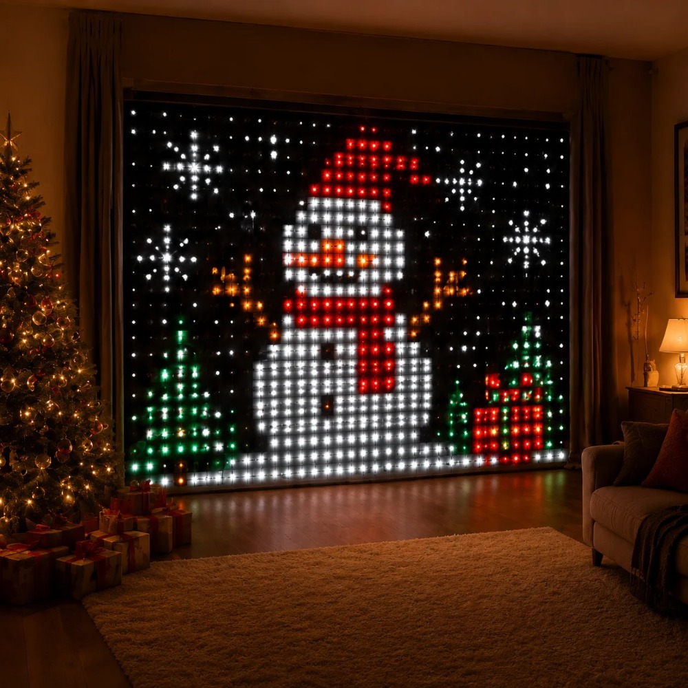 LED Pixel Curtain Lights Bluet - Smart Home Lighting recension och pris