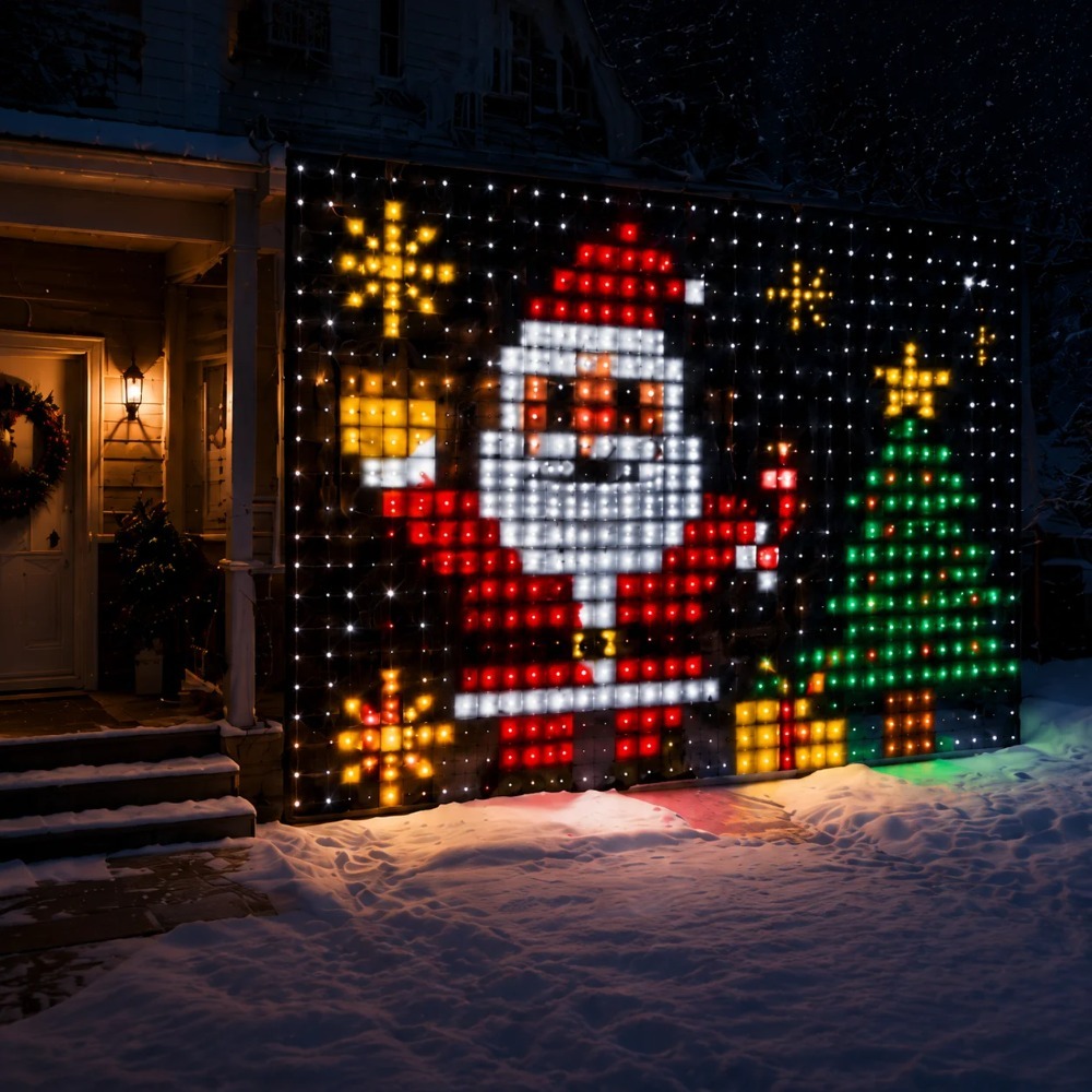 LED Pixel Curtain Lights Bluet - Smart Home Lighting recension och pris