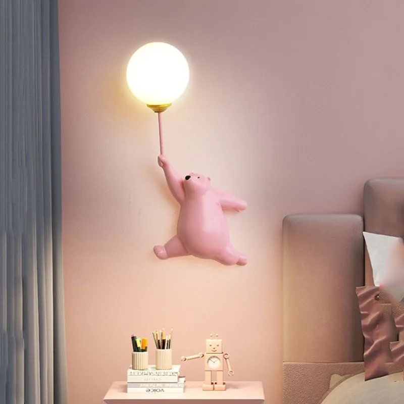 Cartoon Polar Bear LED Sconce  - Smart Baby Night Light recension och pris