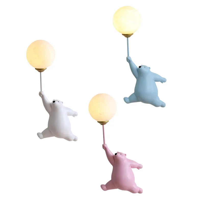 Cartoon Polar Bear LED Sconce  - Smart Baby Night Light recension och pris