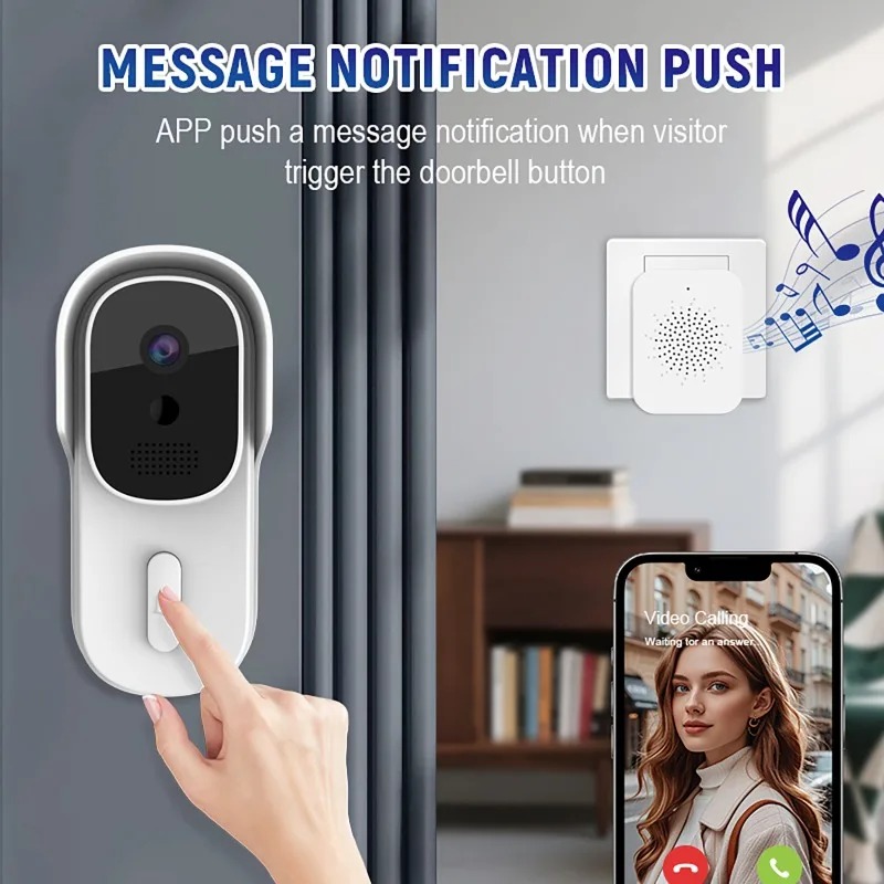 Wide View Tuya Smart Life APP  - Wifi Doorbell Camera recension och pris
