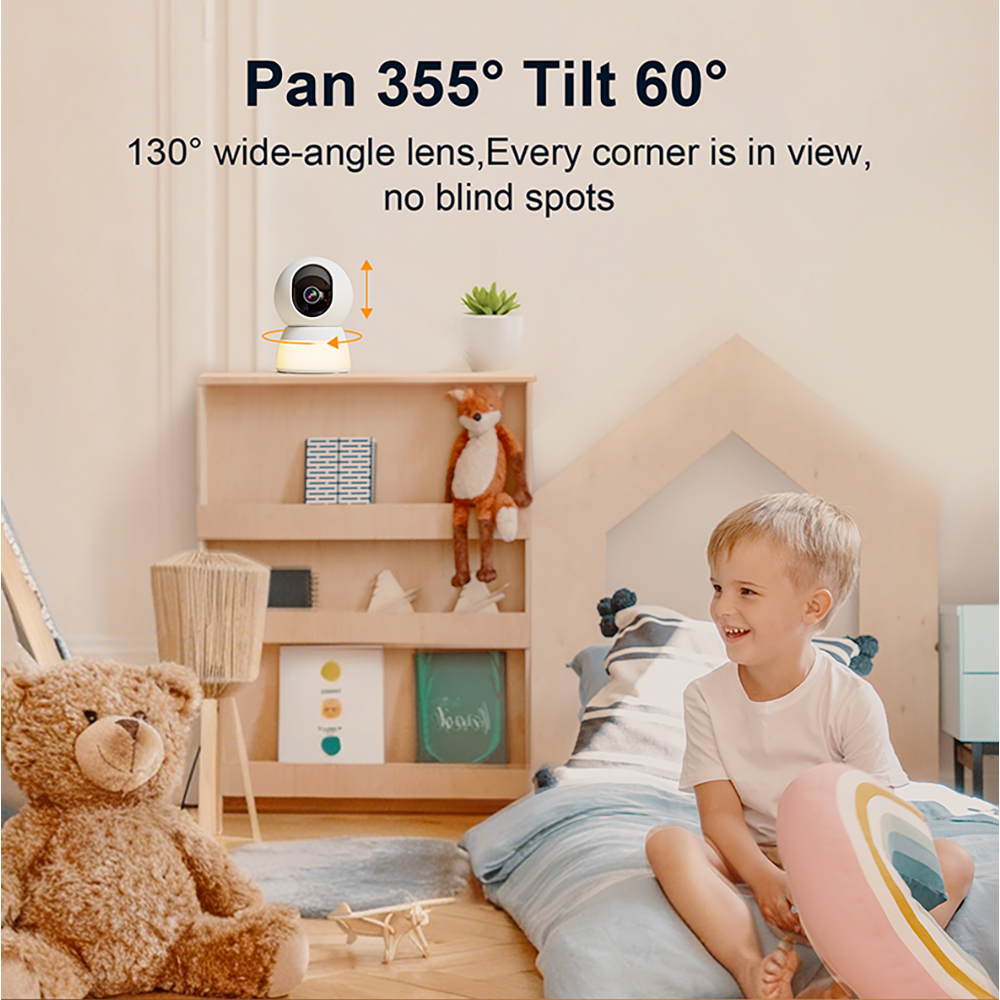 3MP 5G WIFI Camera with night  - Smart Baby Night Light recension och pris