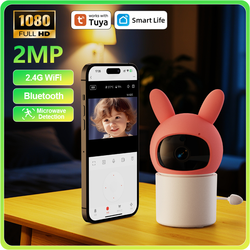 Tuya 2MP HD Smart Baby Monitor - Smart Baby Night Light recension och pris