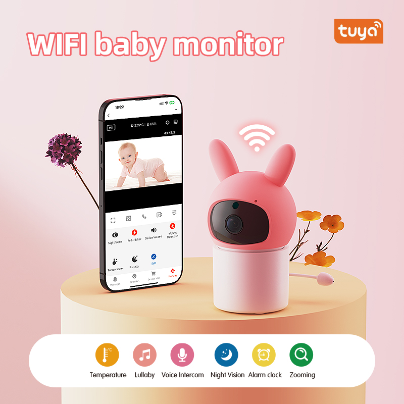 Tuya 2MP HD Smart Baby Monitor - Smart Baby Night Light recension och pris