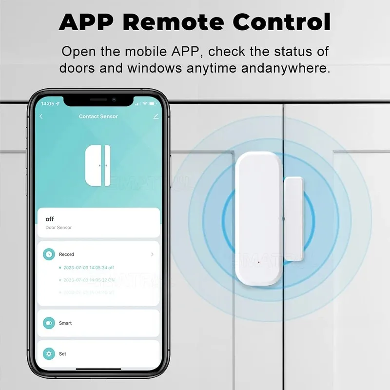 Tuya WiFi Smart Door Window Se - Smart Home Automation System recension och pris
