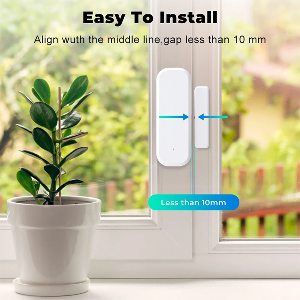 Tuya WiFi Smart Door Window Se - Smart Home Automation System recension och pris