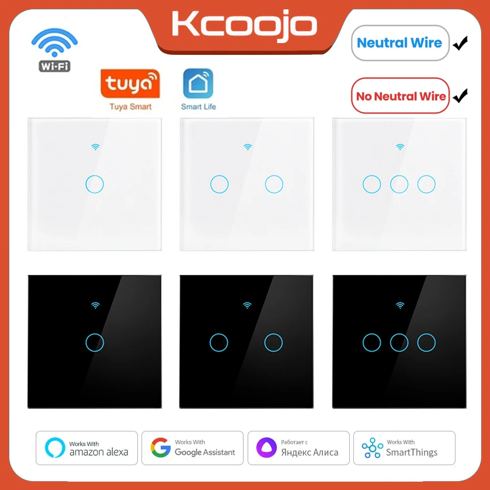 Tuya Wifi EU Smart Switches 1/ - Smart Home Lighting recension och pris