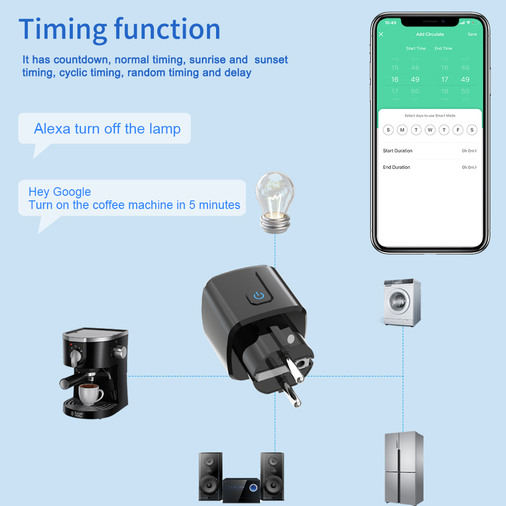 Tuya Smart Socket WiFi Remote  - Smart Home Wiz recension och pris