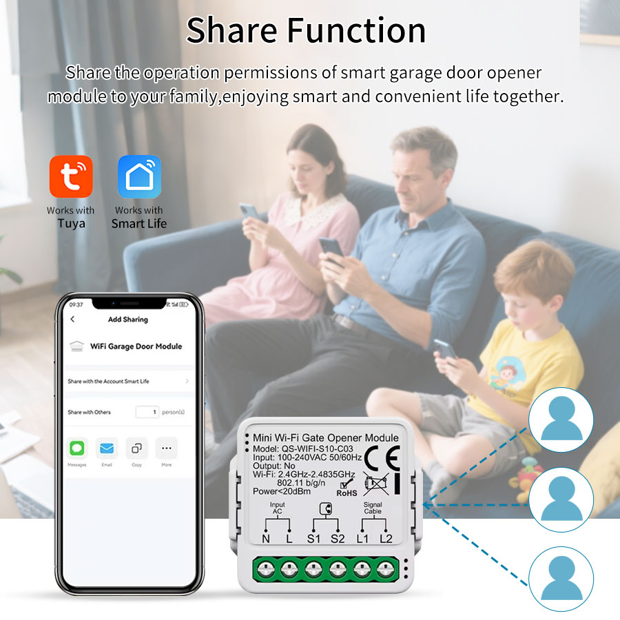 Tuya Smart WiFi or Zigbee Gara - Smart Home Wiz recension och pris