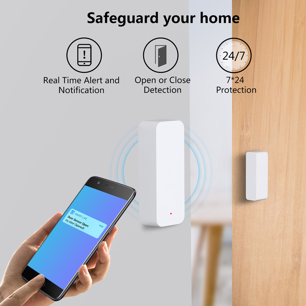 Tuya WiFi Zigbee Door Window S - Smart Home Wiz recension och pris