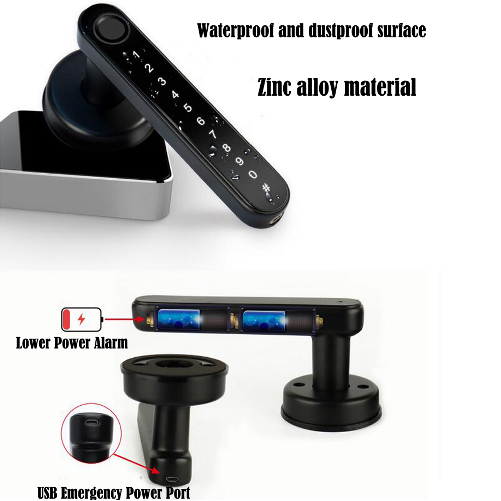 TTLock Smart Bluetooth Fingerp - Smart Home Lock recension och pris