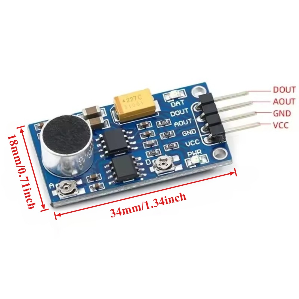 Sound Sensor Module LM386 Voic - Smart Home Arduino Project recension och pris