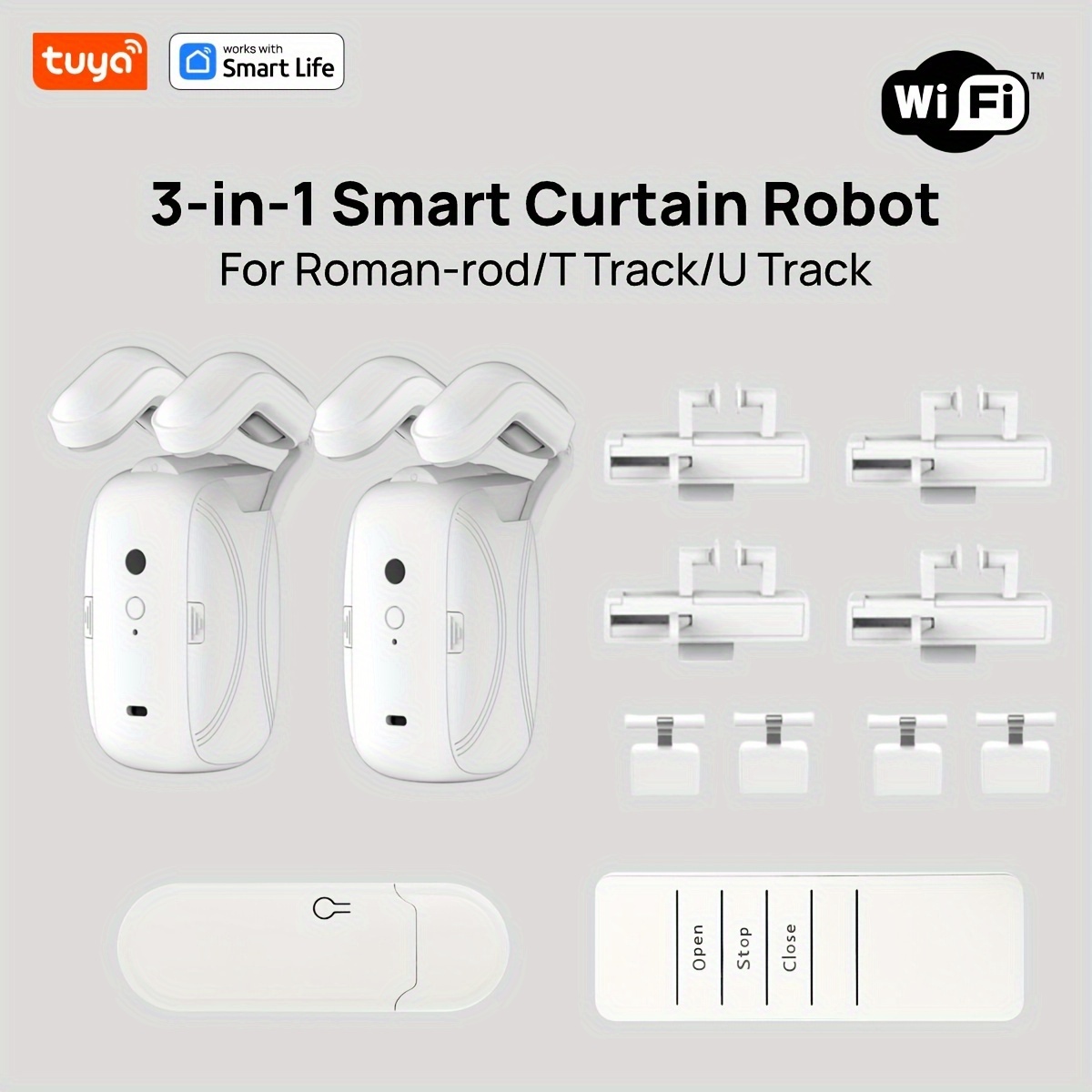 1/2PCS Tuya Smart WiFi Curtain - Smart Home Hub Ikea recension och pris