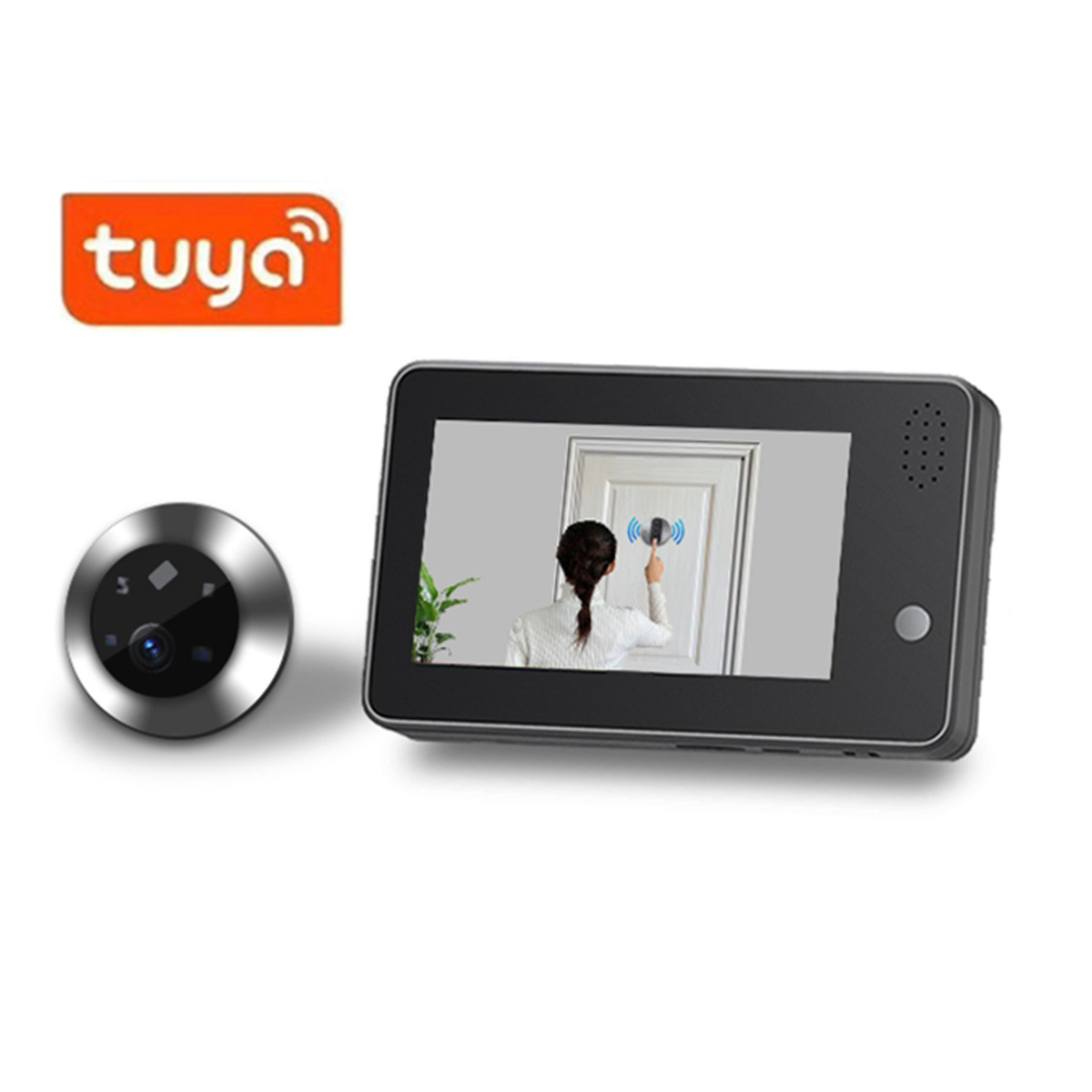 4.3inch Tuya Smartlife WiFi Do - Wifi Doorbell Camera recension och pris