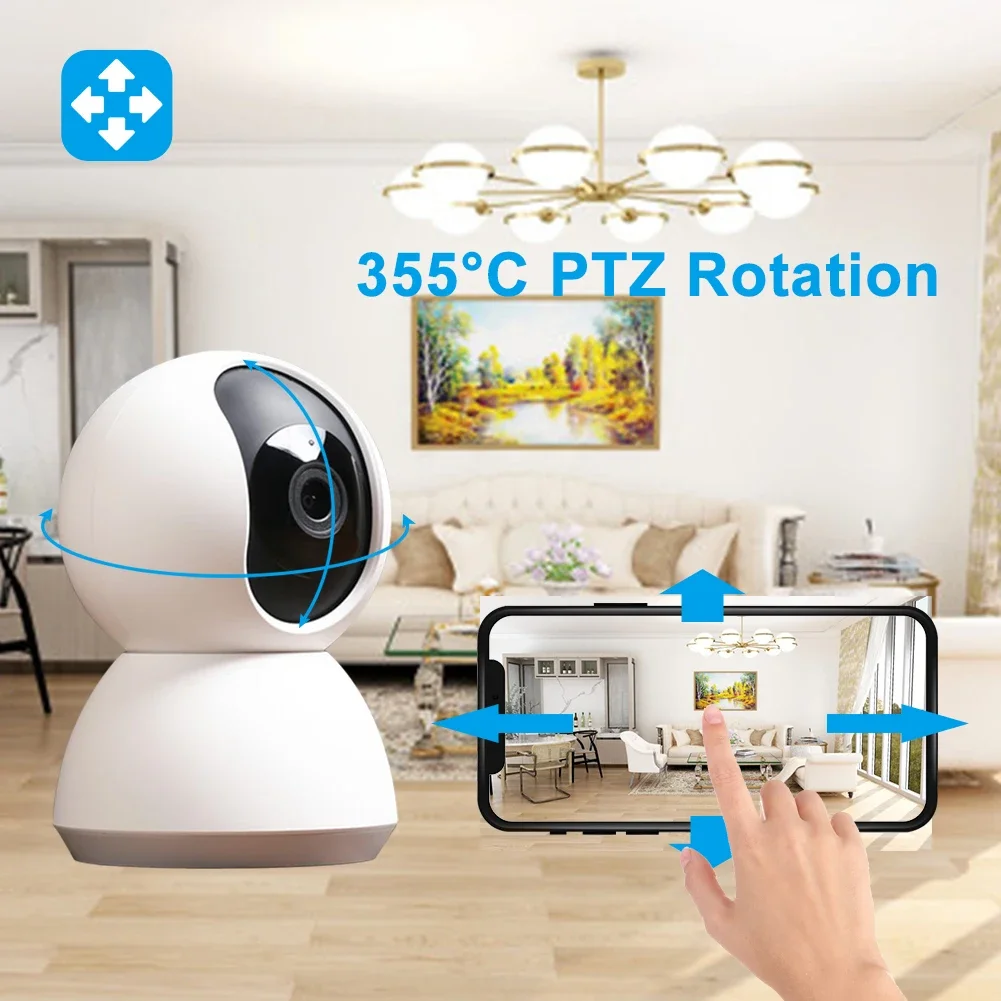 400W Smart Tuya Indoor Camera  - Smart Baby Night Light recension och pris