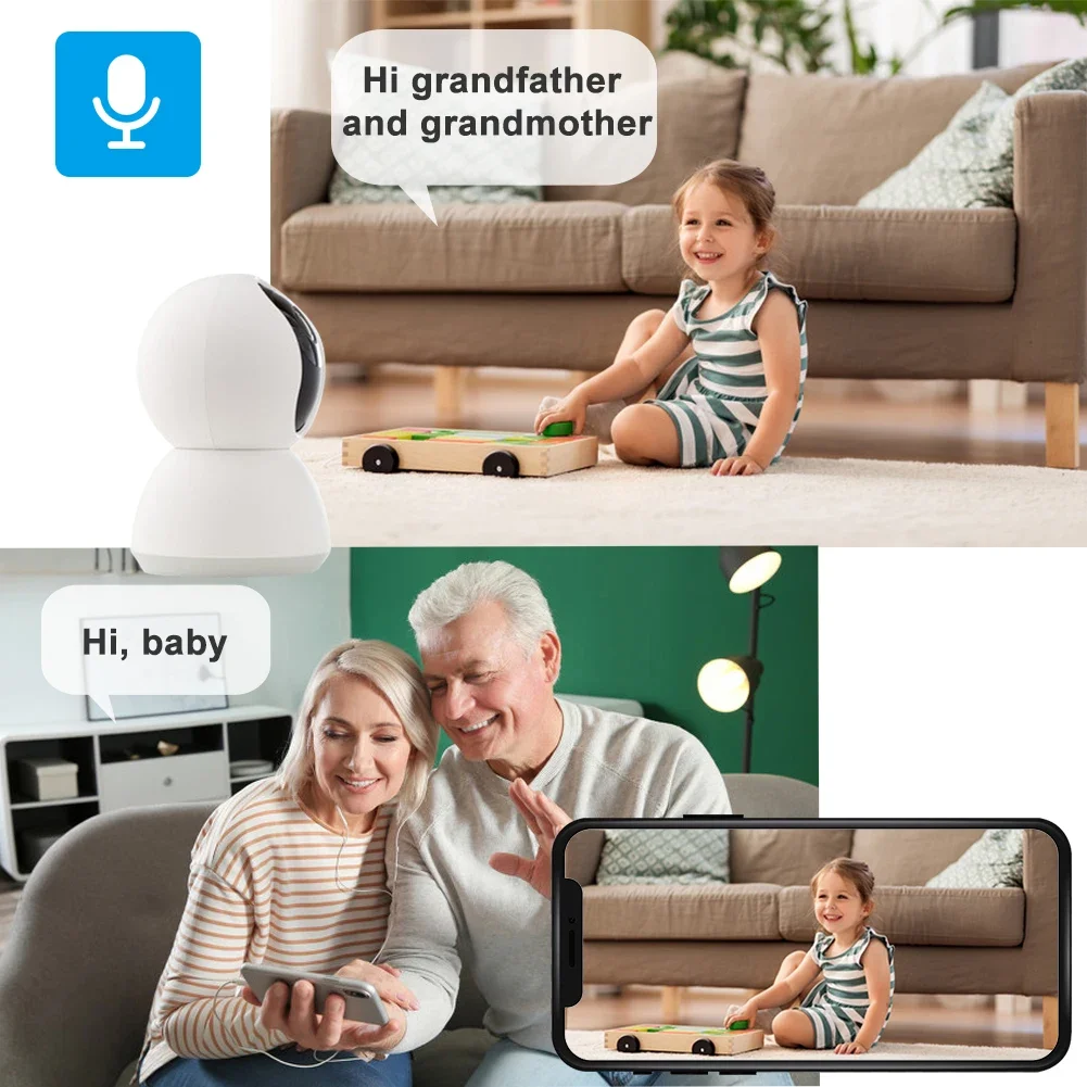 400W Smart Tuya Indoor Camera  - Smart Baby Night Light recension och pris