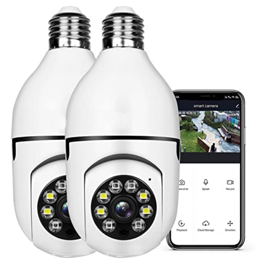 Light Bulb 1080P Security Wire - Smart Home Lighting recension och pris