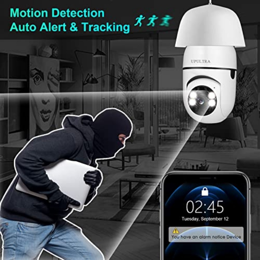 Light Bulb 1080P Security Wire - Smart Home Lighting recension och pris