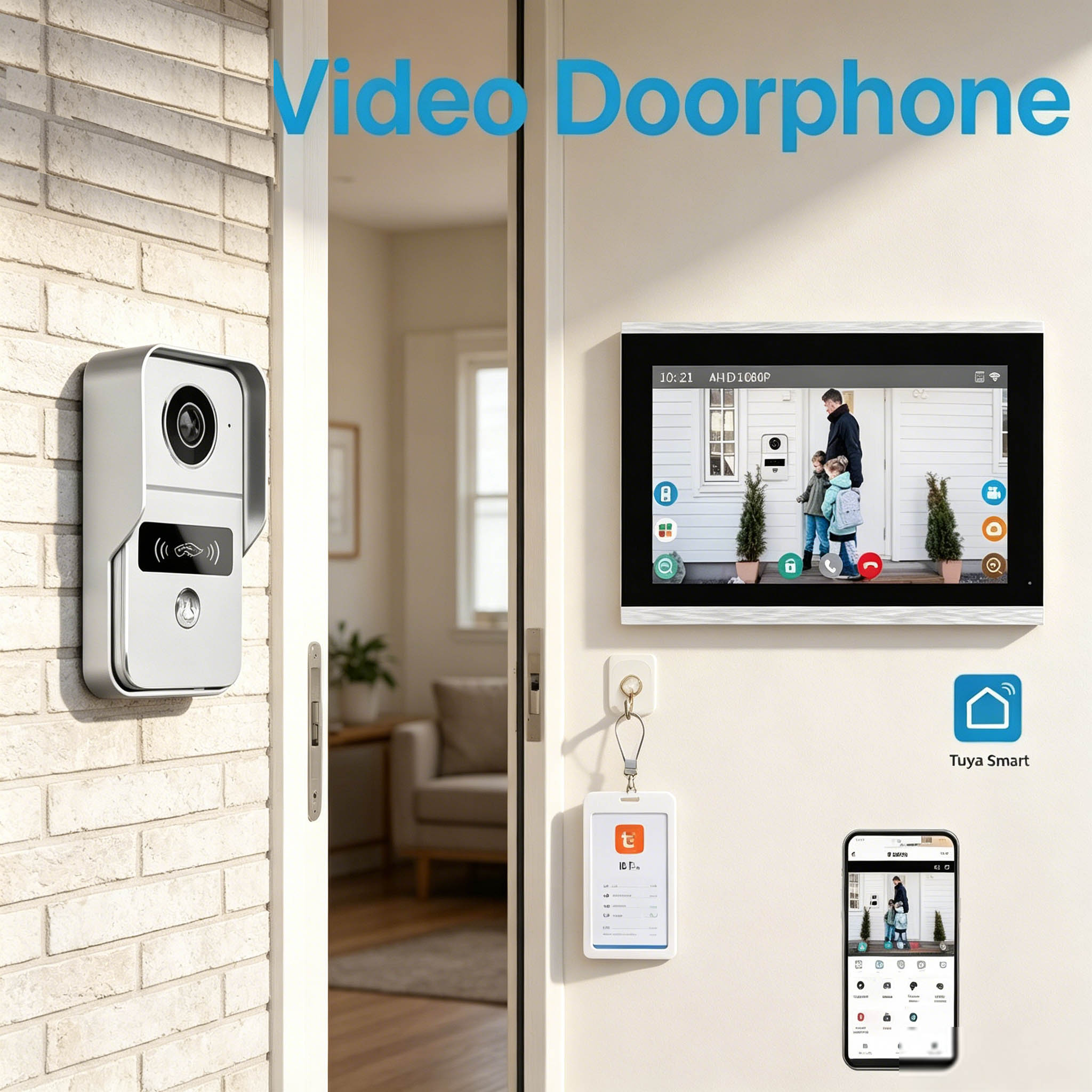 Door Intercom Doorbell, 10.1 I - Wifi Doorbell Camera recension och pris
