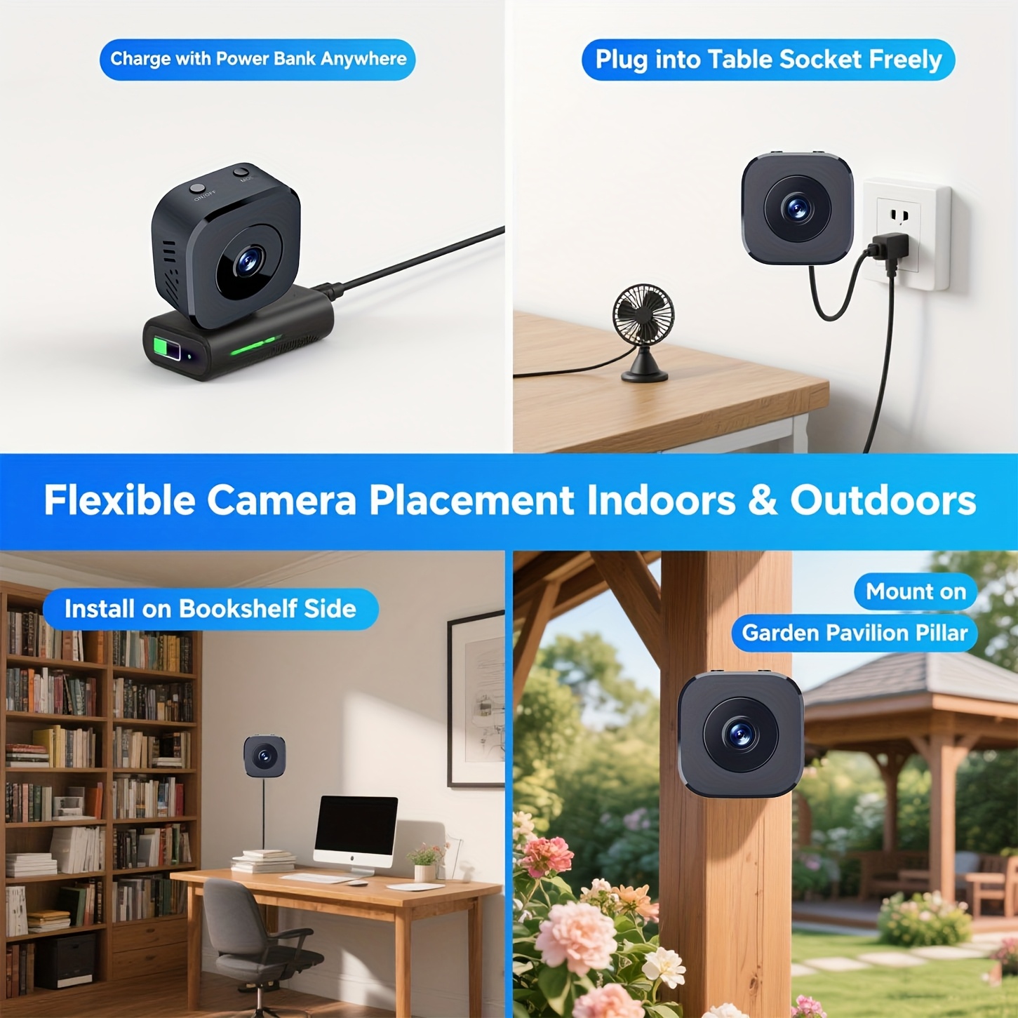 1080P HD Mini WiFi Camera Indo - Smart Home Camera recension och pris