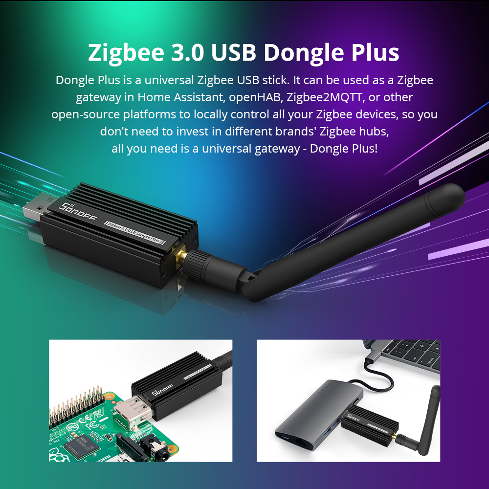 SONOFF Zigbee 3.0 USB Dongle P - Smart Home Hub Ikea recension och pris