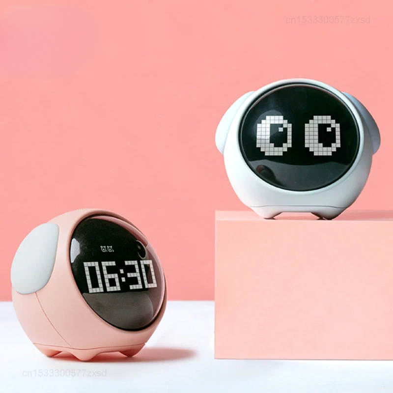 Cute Expression Alarm Clock Sn - Smart Baby Night Light recension och pris