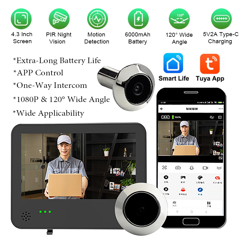 Tuya Smart WIFI Video Doorbell - Wifi Doorbell Camera recension och pris