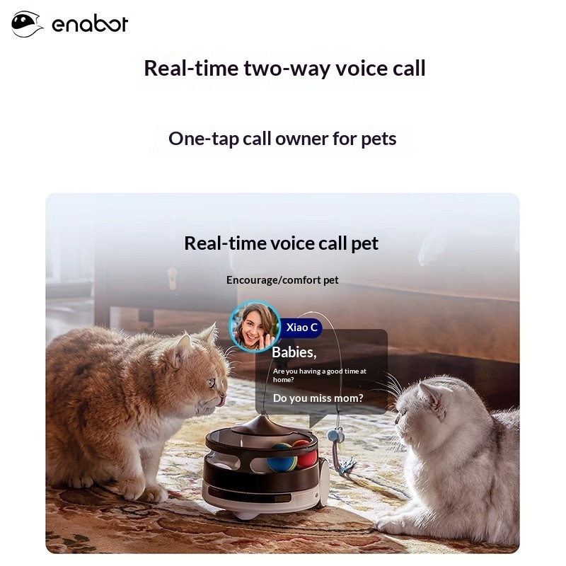 Enabot ROLA PetPal Smart Robot - Smart Home Camera recension och pris