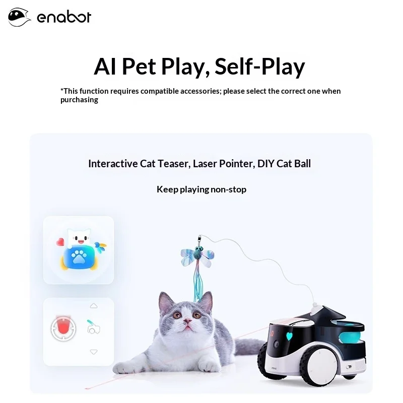 Enabot ROLA PetPal Smart Robot - Smart Home Camera recension och pris